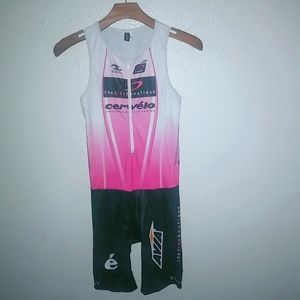 Scody Australia M Cycling Skinsuit Sleeveless One Piece Logo Competitive Rider